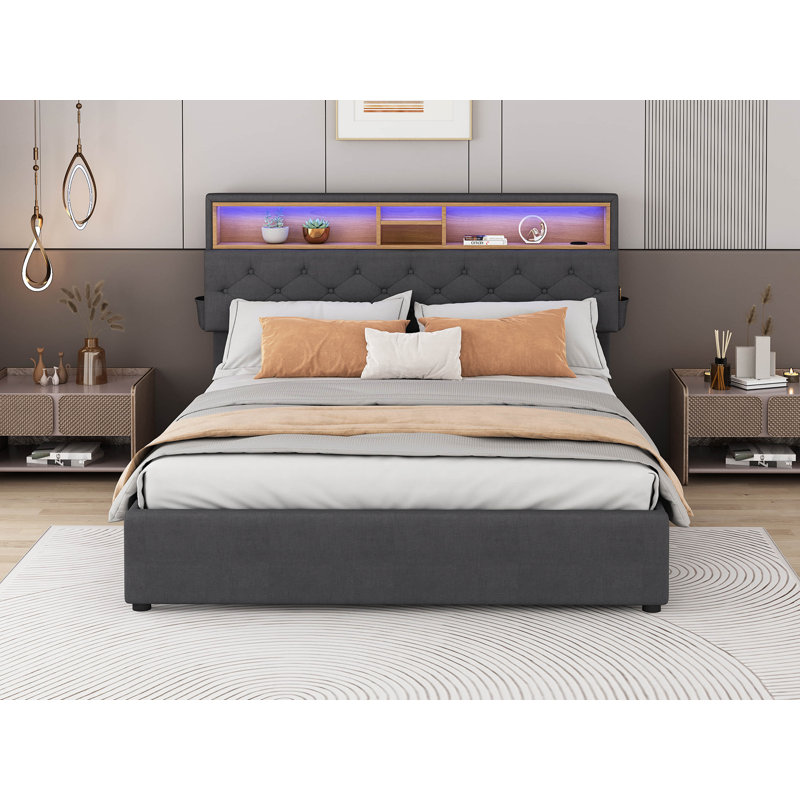 Ivy Bronx Westberg Upholstered Platform Bed | Wayfair